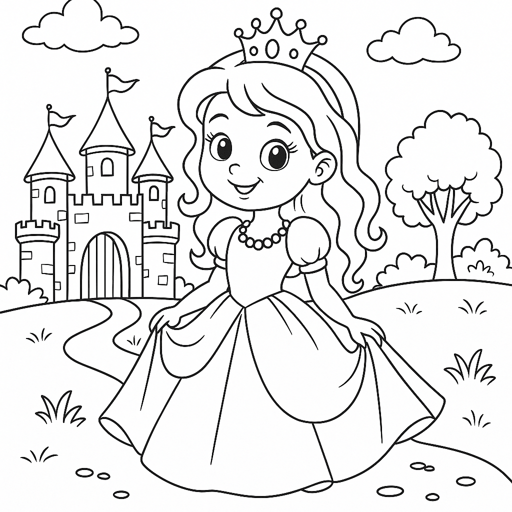 Princess Coloring Pages preview